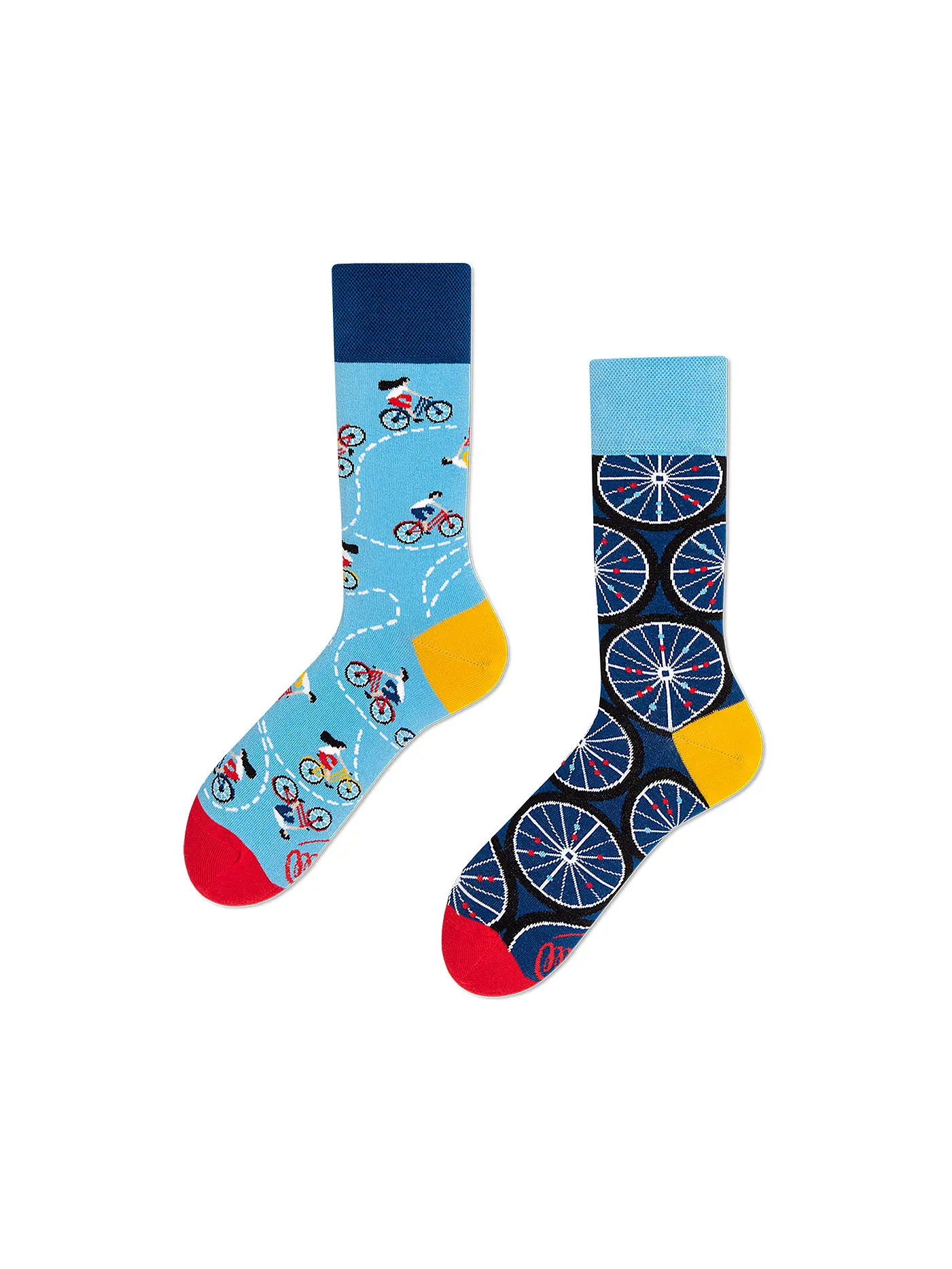 MANY MORNINGS | Herren Socken THE BICYCLES blau | 
